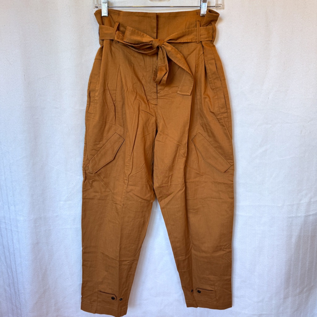 Dorothee Schumacher Tie Waist Tapered Leg Trouser Pant